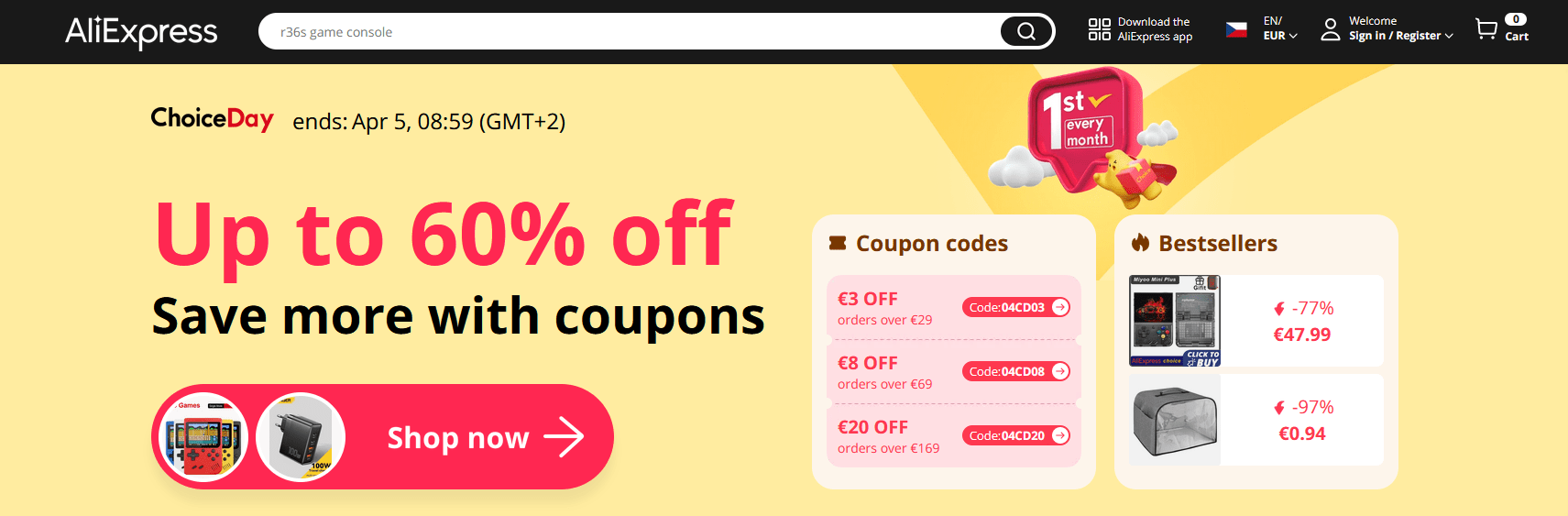 [Распродажа] ChoiceDay со скидками до 60%